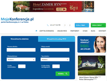 Tablet Screenshot of mojekonferencje.pl